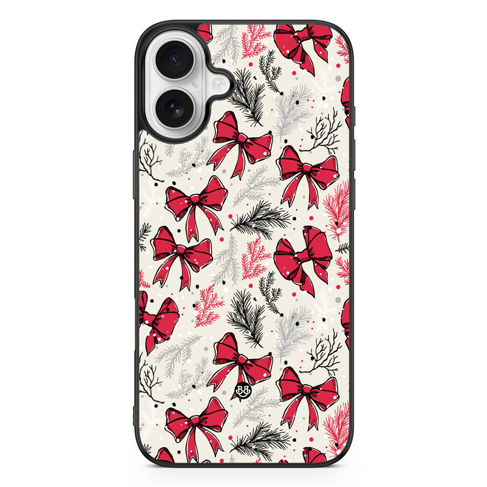 iPhone 16 Plus Case - Christmas Bows