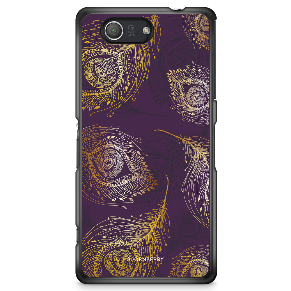 Sony Xperia Z3 Compact Case - Peacock Feathers