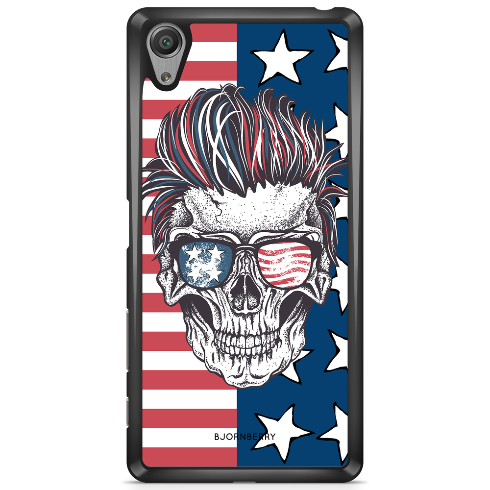 Sony Xperia XA1 Case - USA Skull