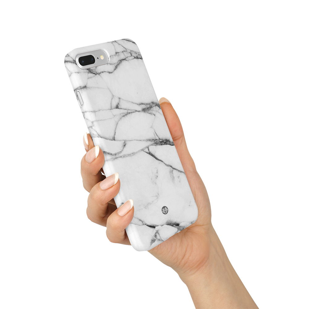 iPhone 6 Plus/6s Plus Premium Case - White Marble - 2