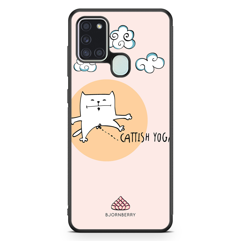 Samsung Galaxy A21s Case - Cattish Yoga