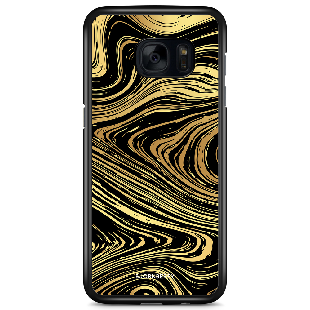 Samsung Galaxy S7 Case - Gold Marble