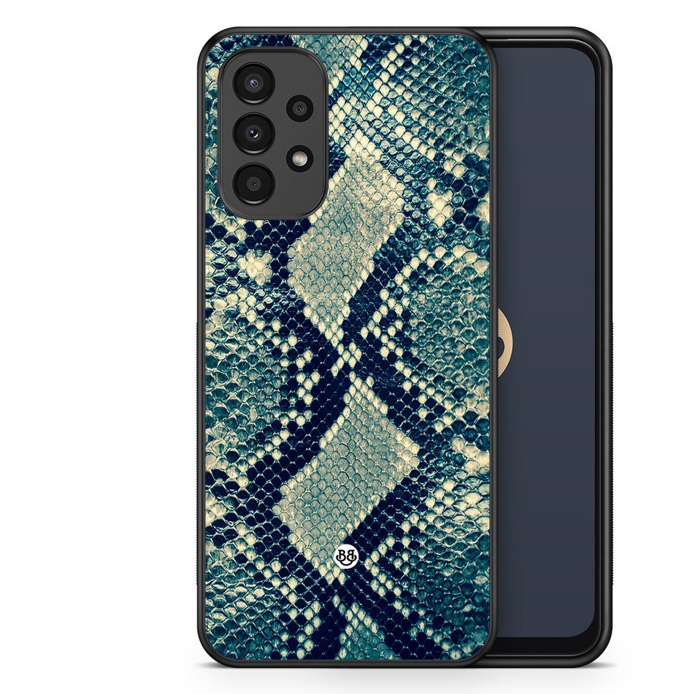 Samsung Galaxy A13 Case - Blue Snakeskin