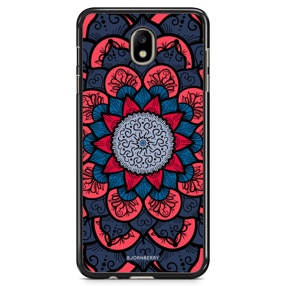 Samsung Galaxy J7 (2017) Case - Blue Mandala