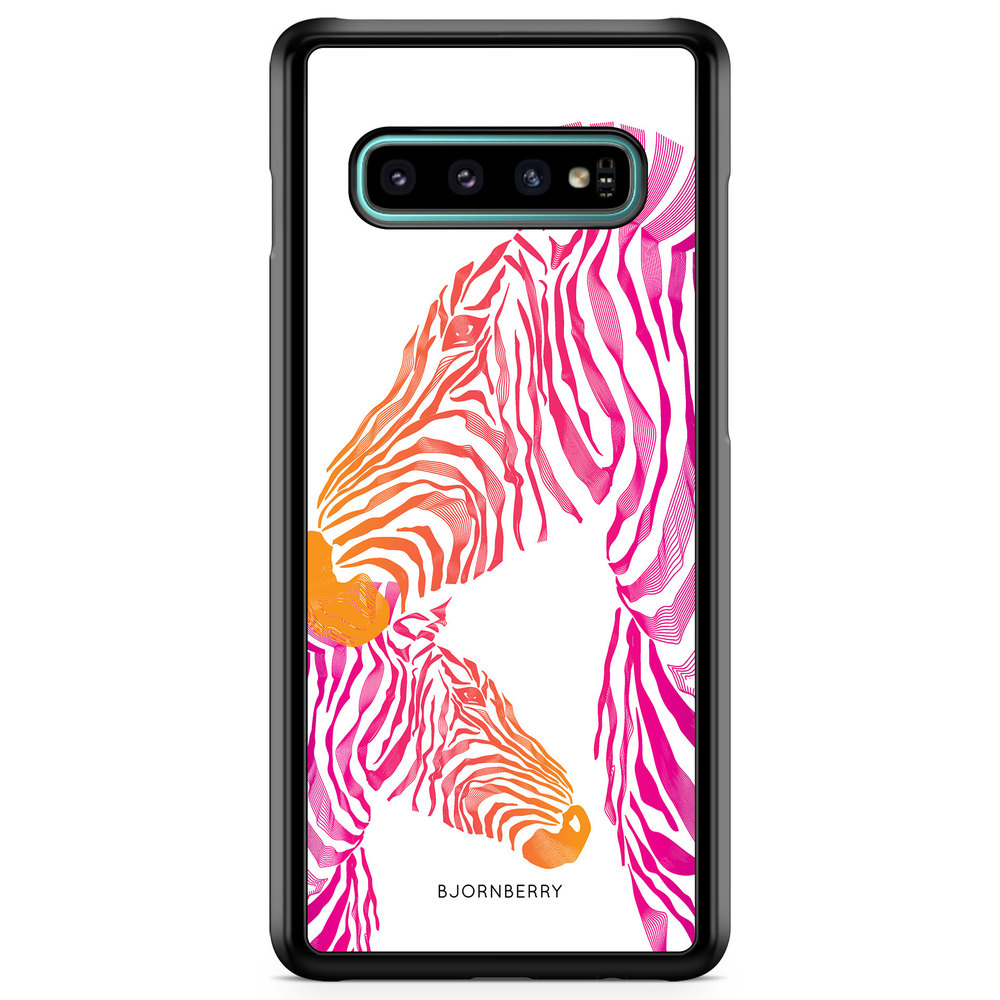 Samsung Galaxy S10 Plus Case - Pink Zebras