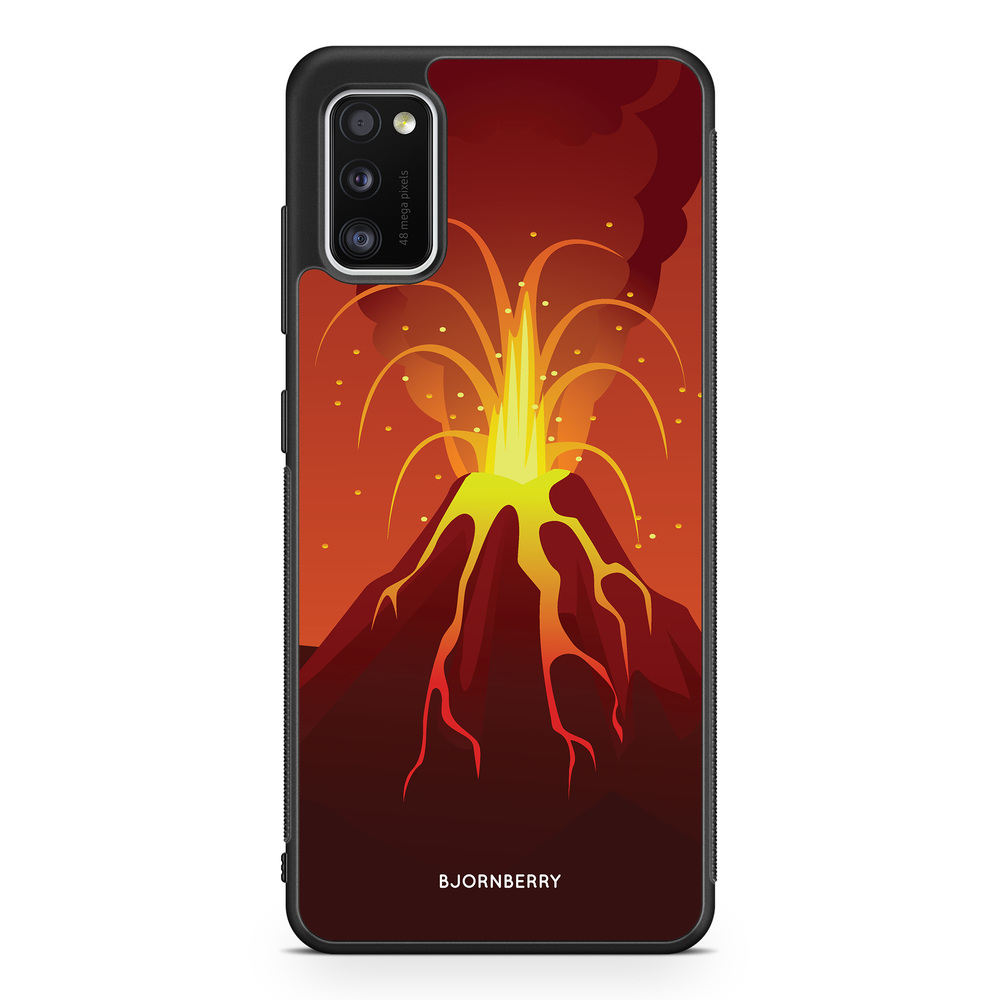 Samsung Galaxy A41 Skal - Teknad Vulkan