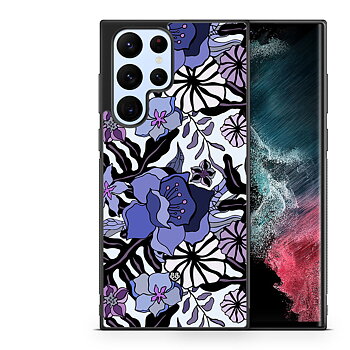 Samsung Galaxy S22 Ultra 5G Case - Purple Flowers