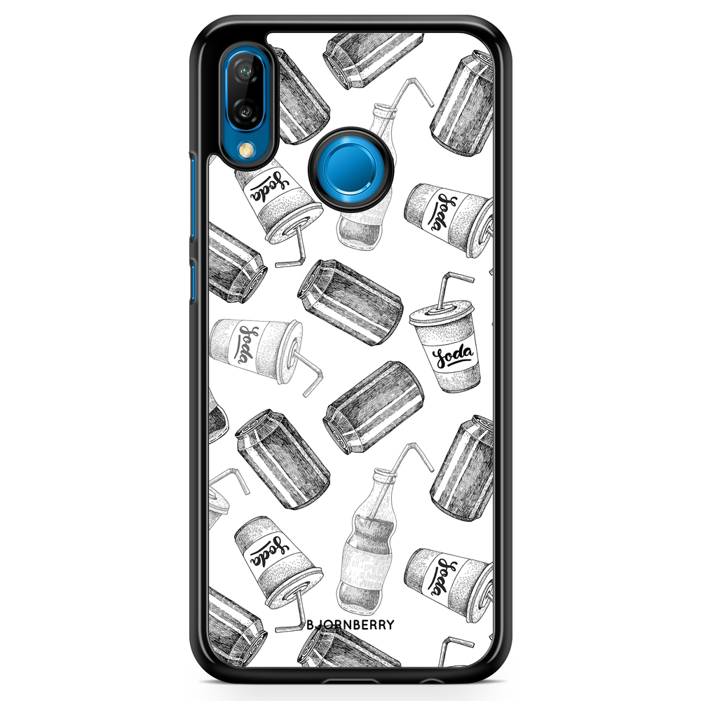 Huawei P20 Lite Case - Soda Black & White
