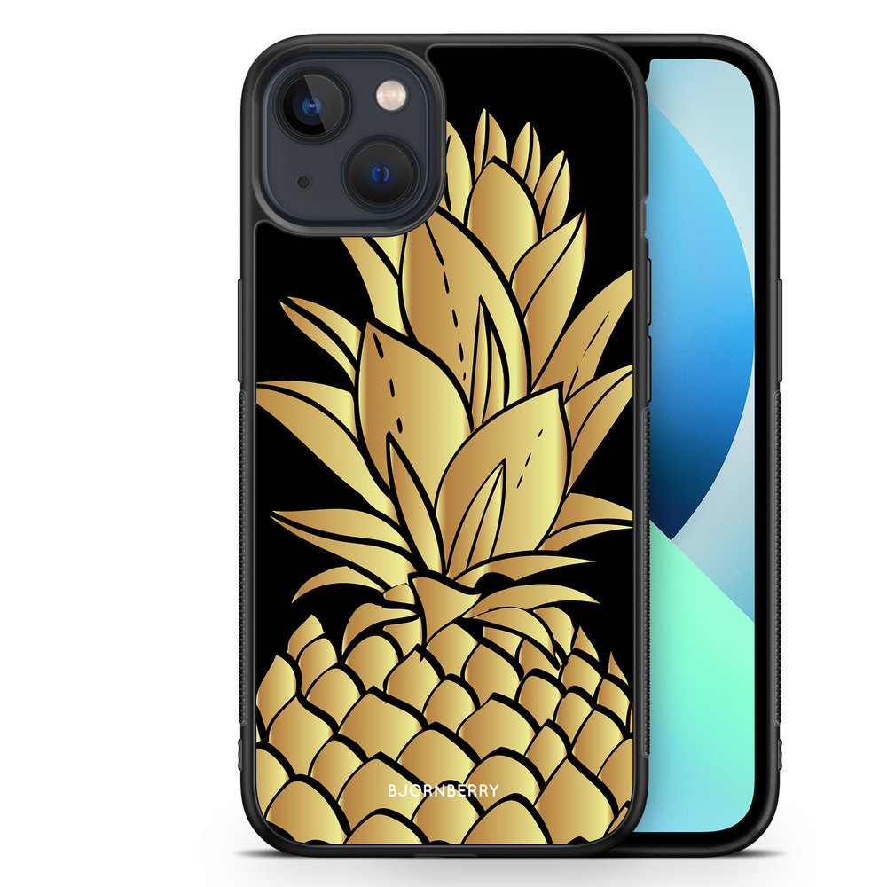 iPhone 13 Mini Case - Gold Pineapple