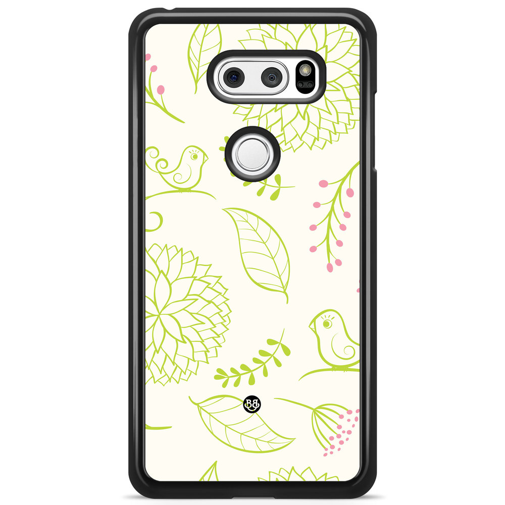 LG V30 Case - Green Floral
