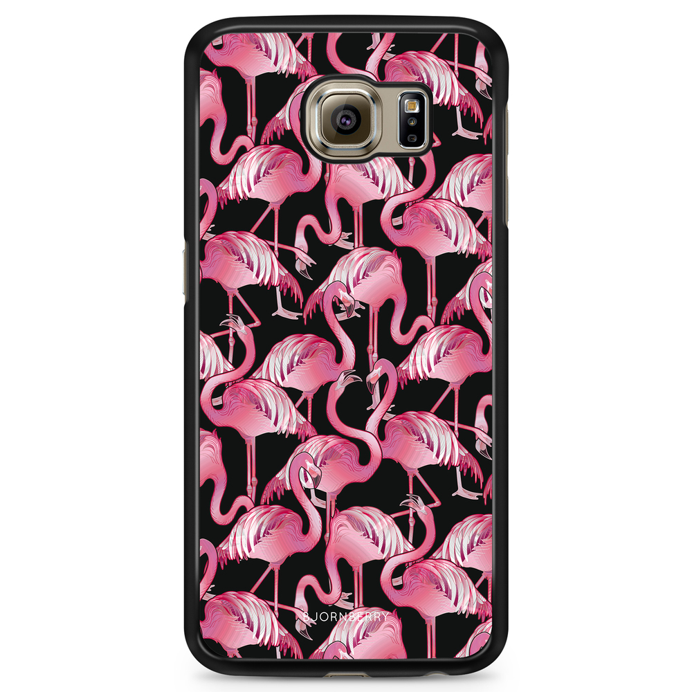 Samsung Galaxy S6 Edge Case - Flamingos