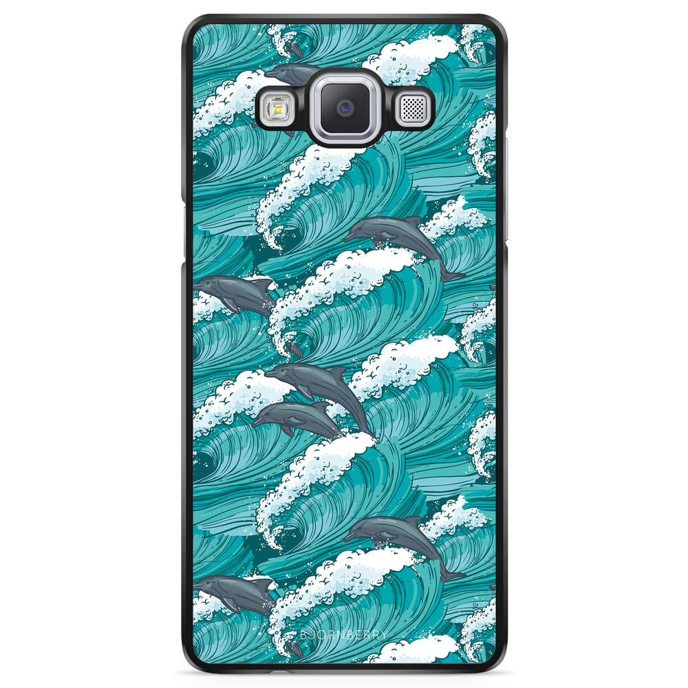 Samsung Galaxy A5 (2015) Case - Waves And Dolphins