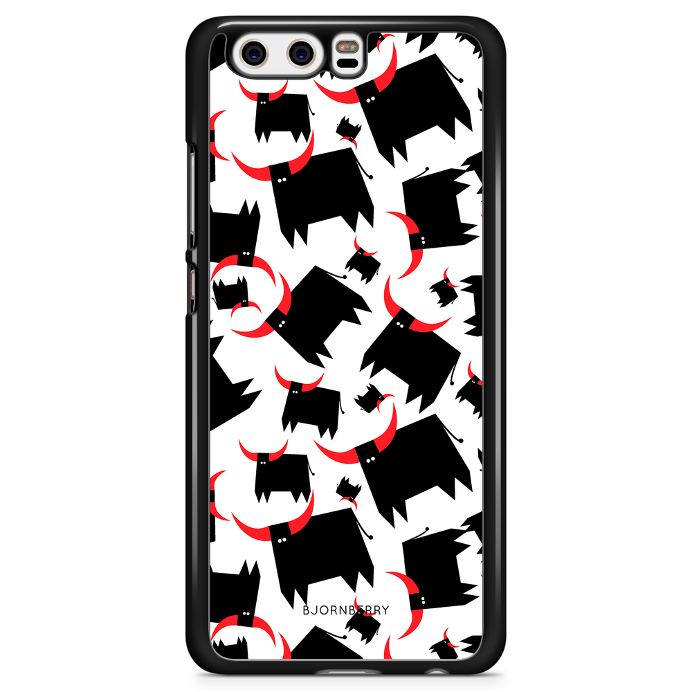 Huawei P10 Plus Case - Bull Red Horns
