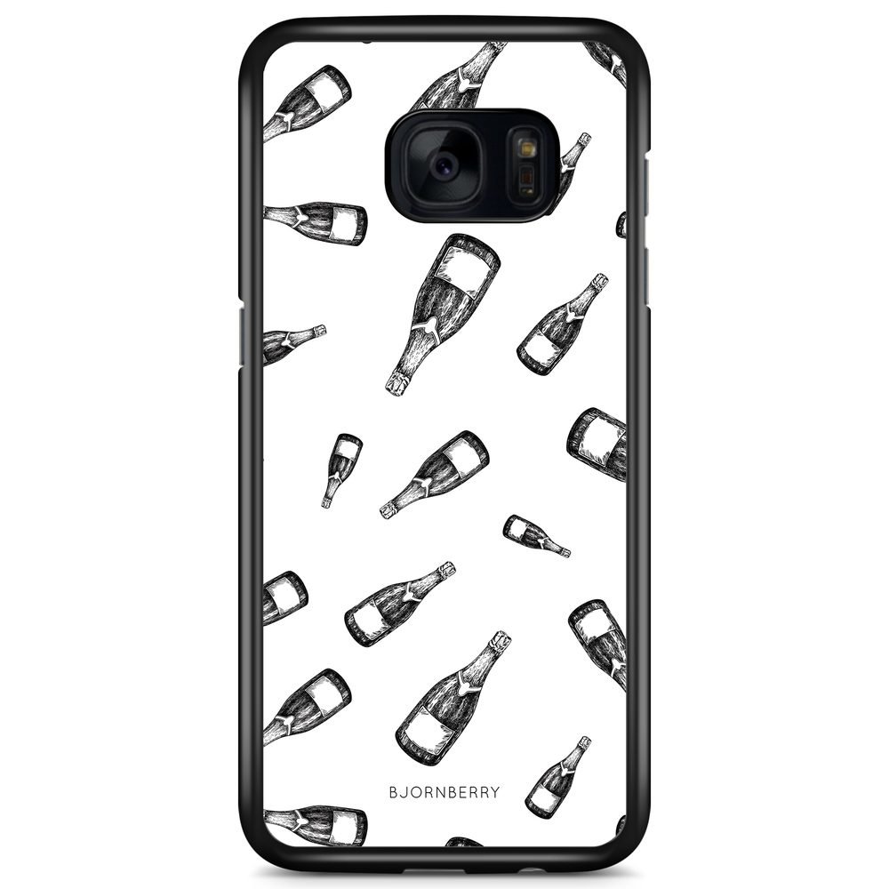 Samsung Galaxy S7 Edge Case - Champagne Pattern