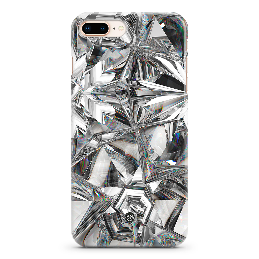 iPhone 6 Plus/6s Plus Premium Case - Grey Crystal