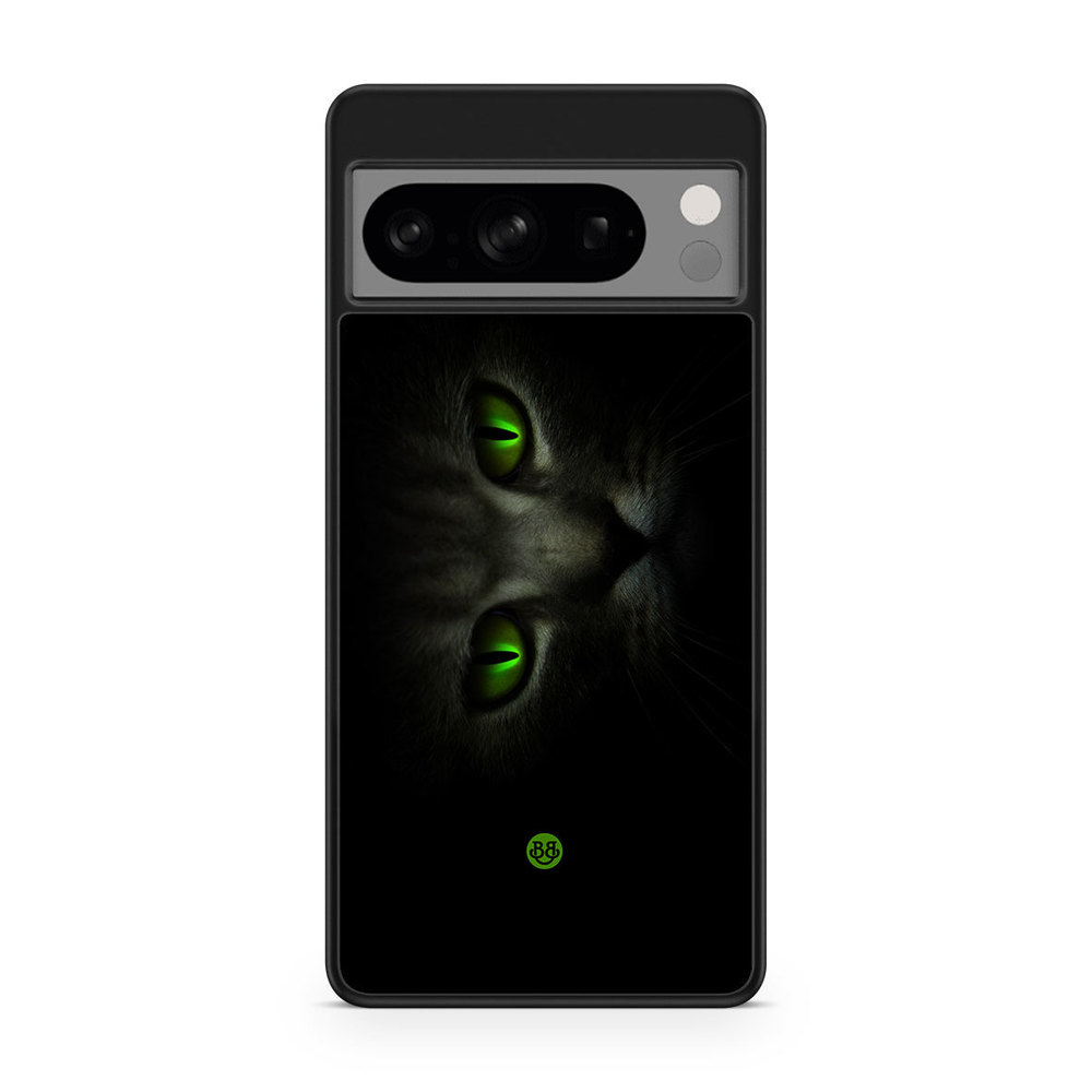 Google Pixel 8 Pro Case - Green Cat Eyes