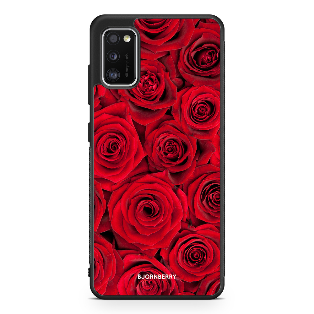 Samsung Galaxy A41 Case - Red Roses