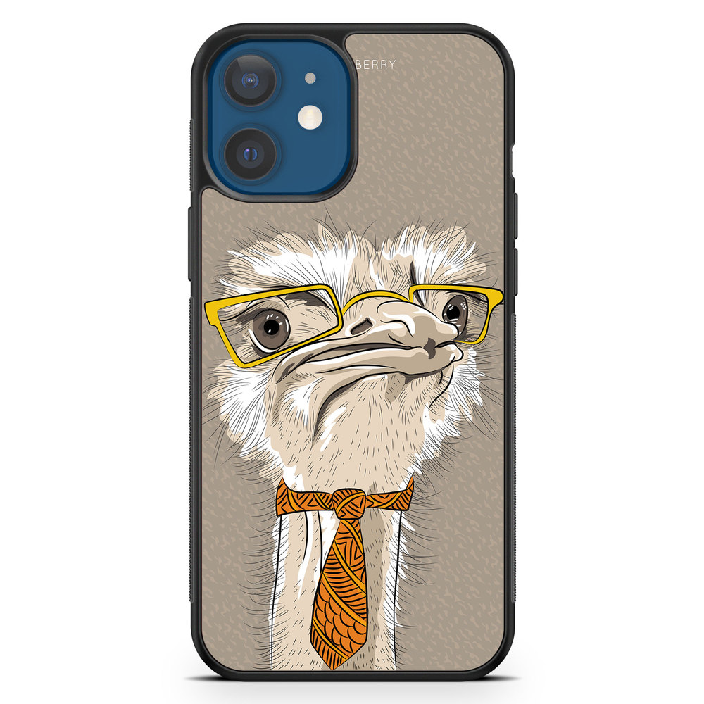 iPhone 12 Mini Case - Hipster Ostrich