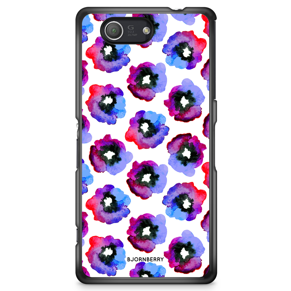 Sony Xperia Z3 Compact Case - Violet Flowers