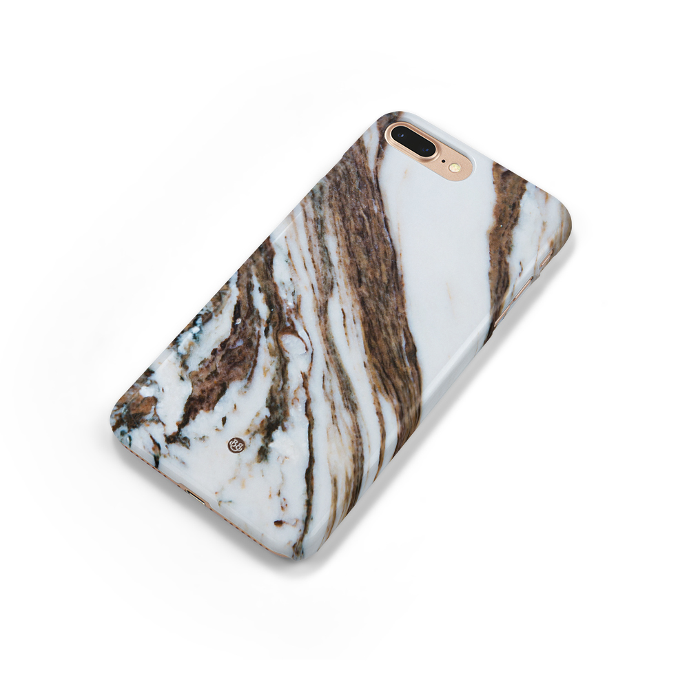 iPhone 6 Plus/6s Plus Premium Case - Brown Marble - 3