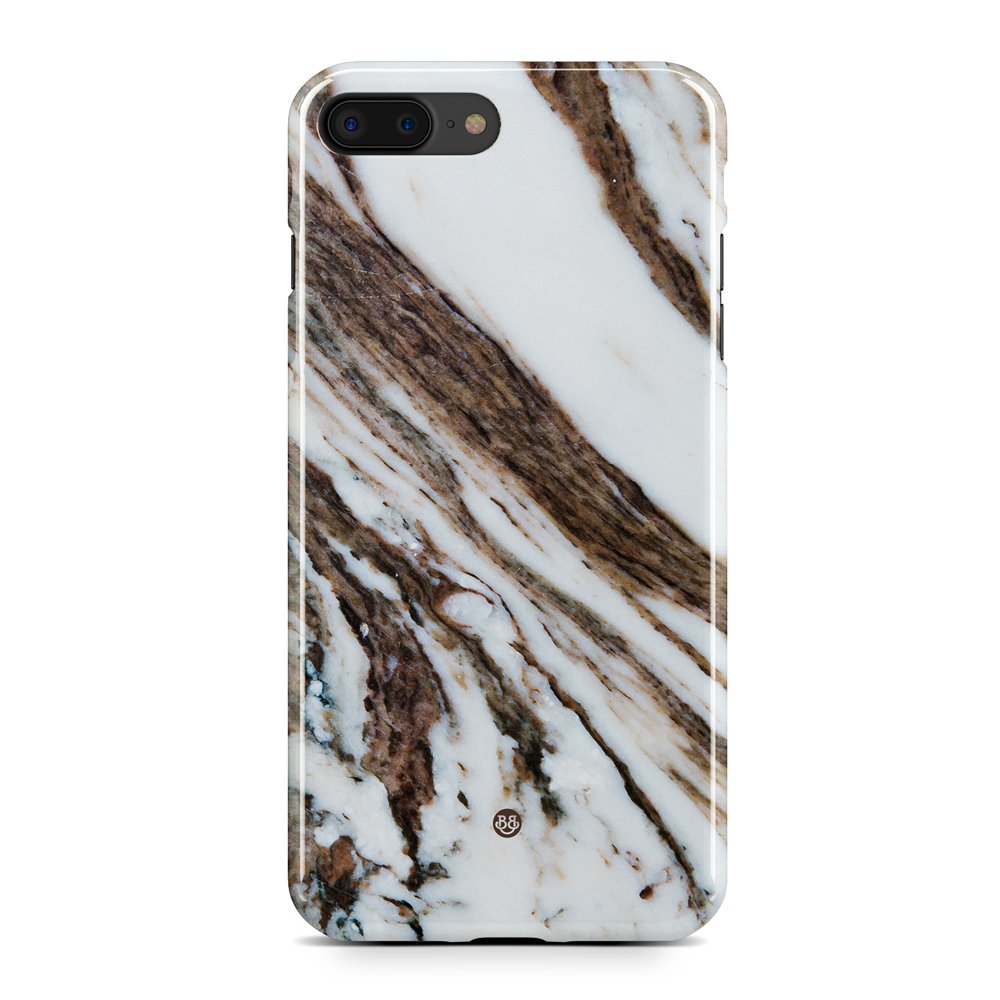 iPhone 6 Plus/6s Plus Premium Case - Brown Marble