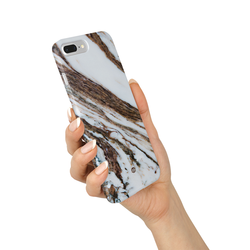 iPhone 6 Plus/6s Plus Premium Case - Brown Marble - 2