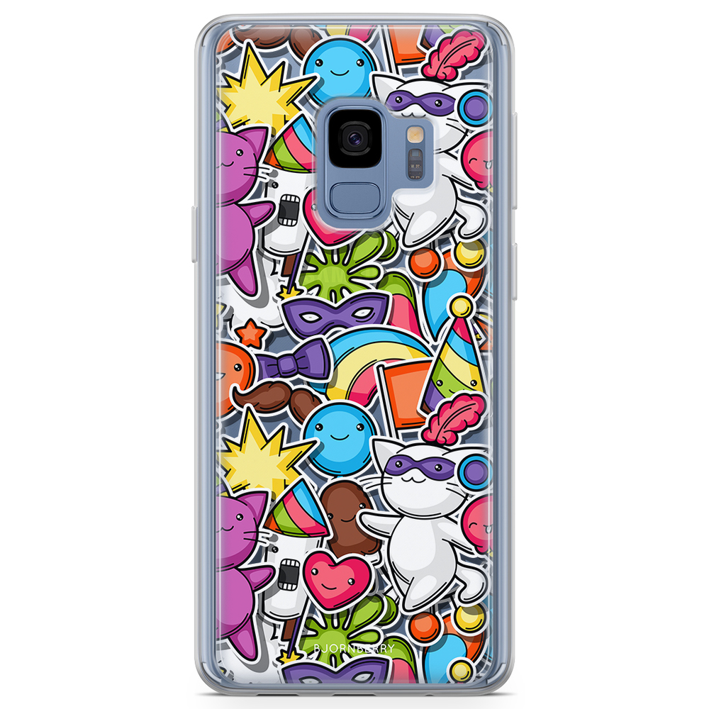 Samsung Galaxy S9 Fashion Case - Cute Stickers