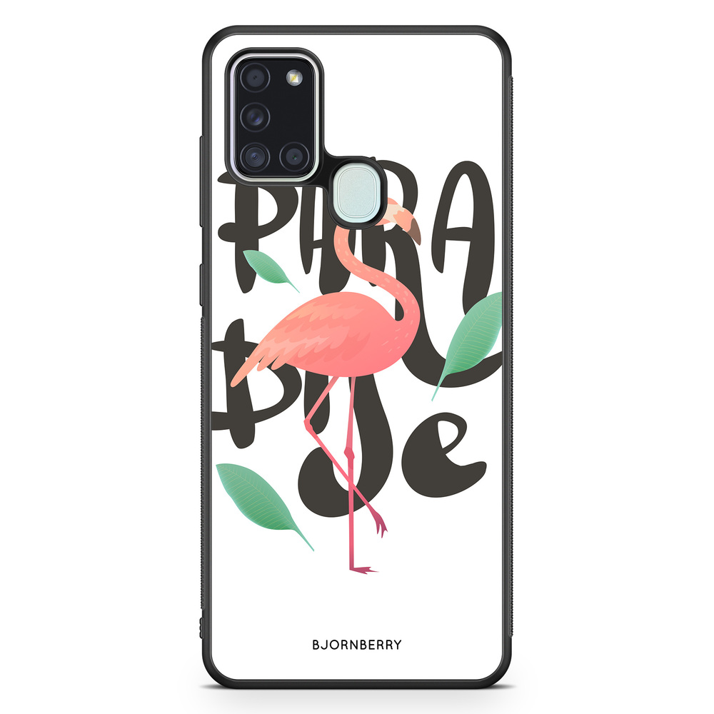 Samsung Galaxy A21s Case - Paradise Flamingo