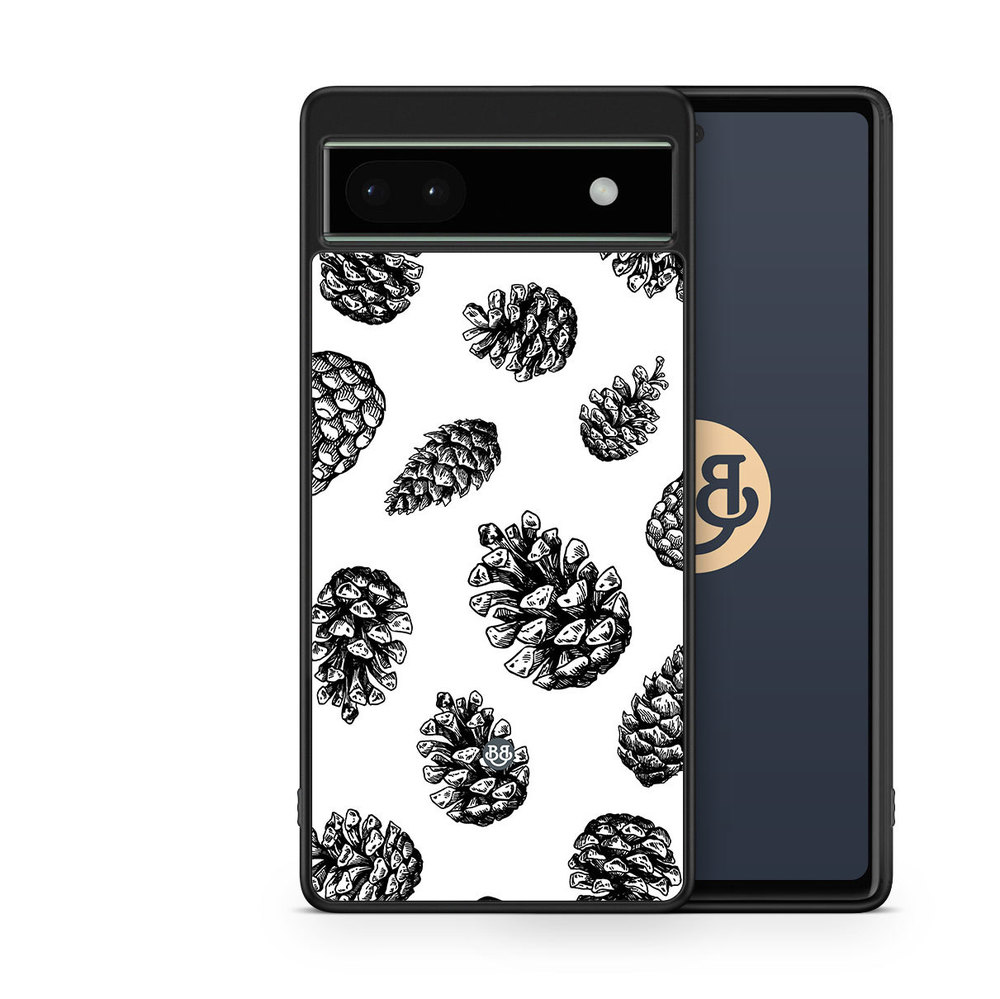 Google Pixel 6a Case - Pine Cone Pattern