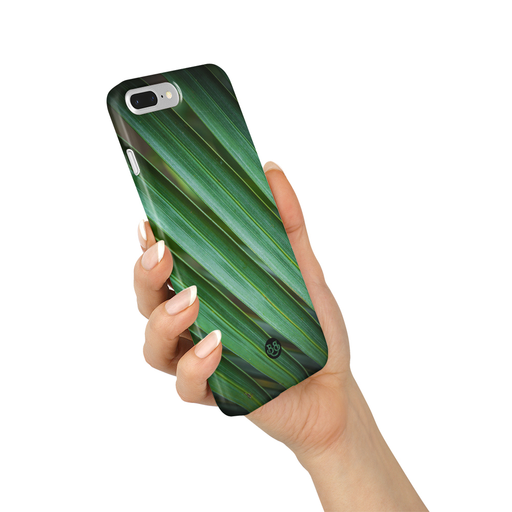 iPhone 6 Plus/6s Plus Premium Case - Green leaves - 2