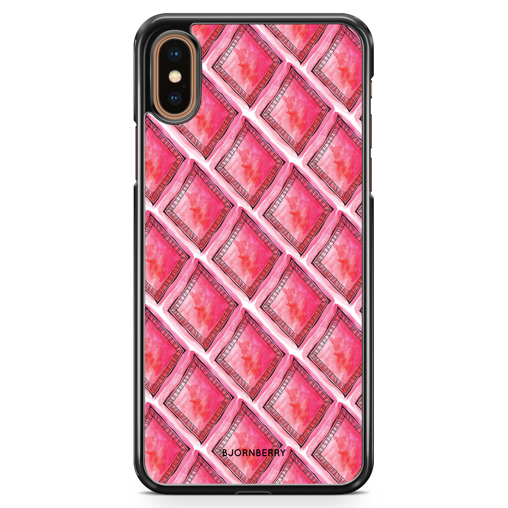 iPhone XS Max Case - Red Rhombus