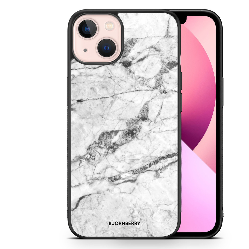 iPhone 13 Case - White Marble