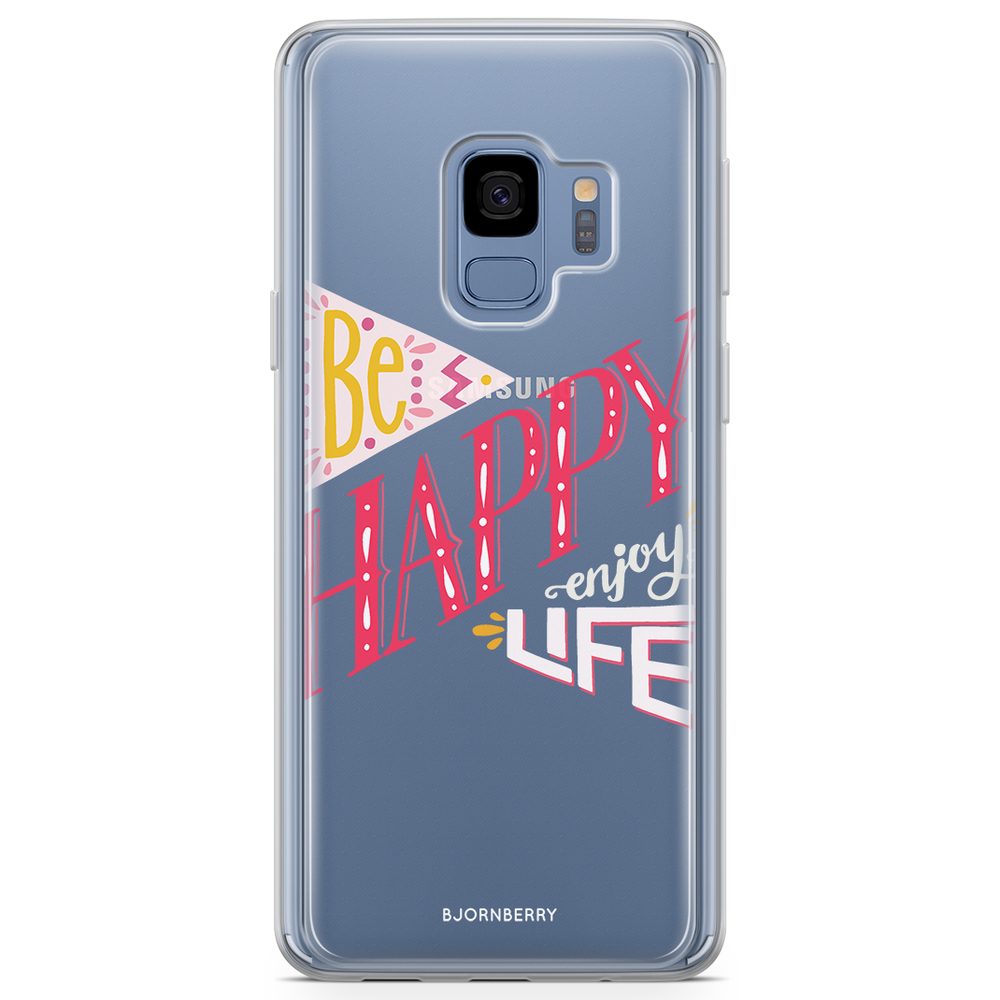 Samsung Galaxy S9 Fashion Skal - Be Happy