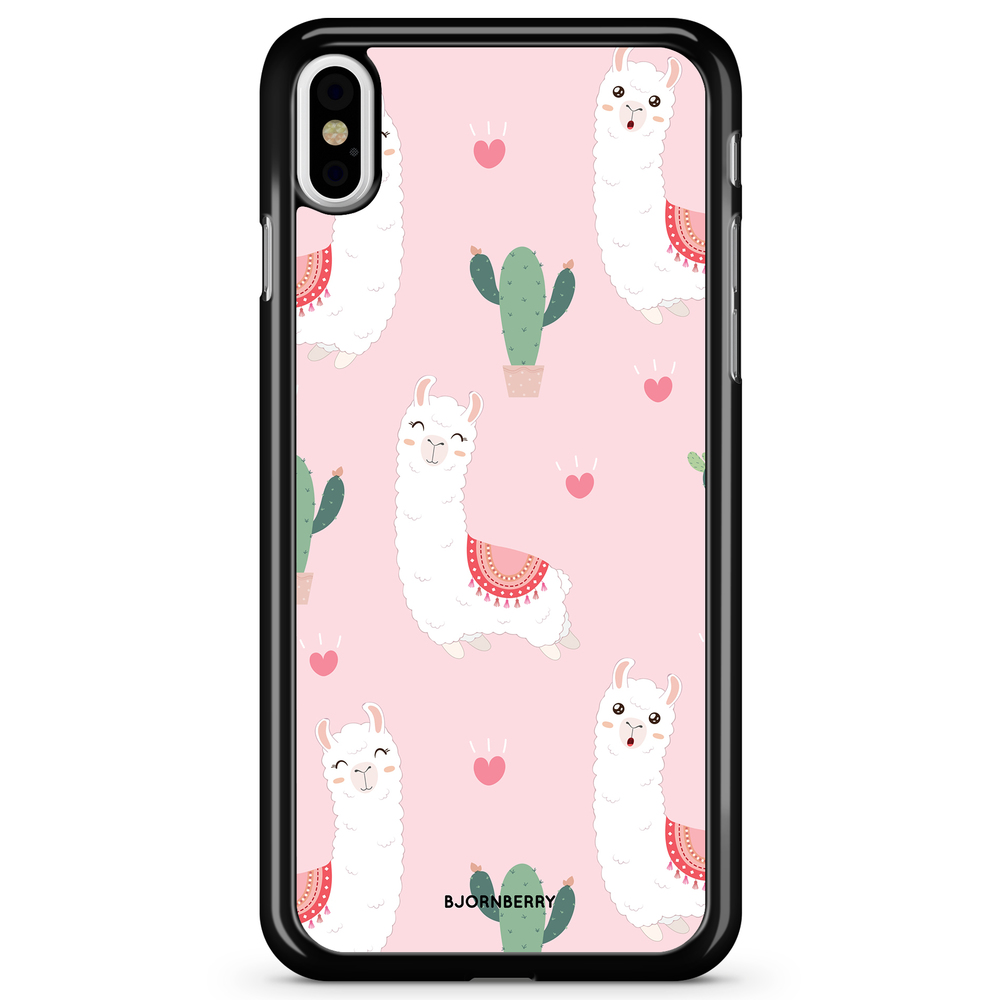iPhone X / XS Case - Llama Pattern