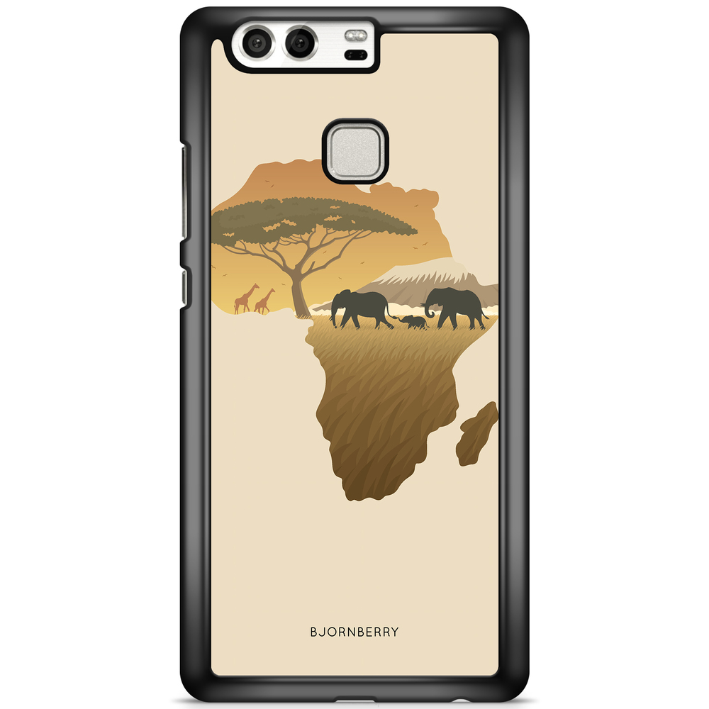 Huawei P9 Case - Africa Brown