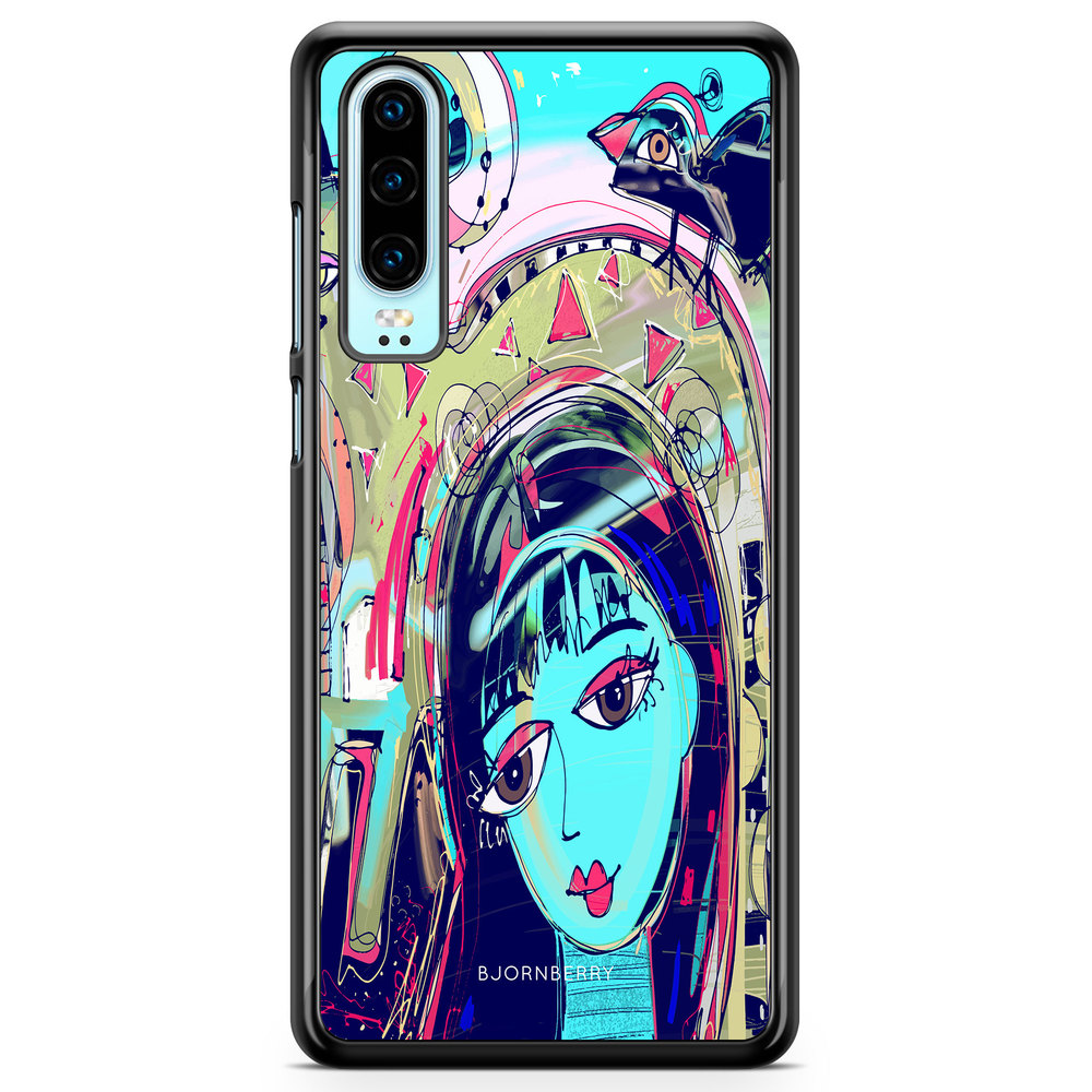 Huawei P30 Case - Abstract Cat