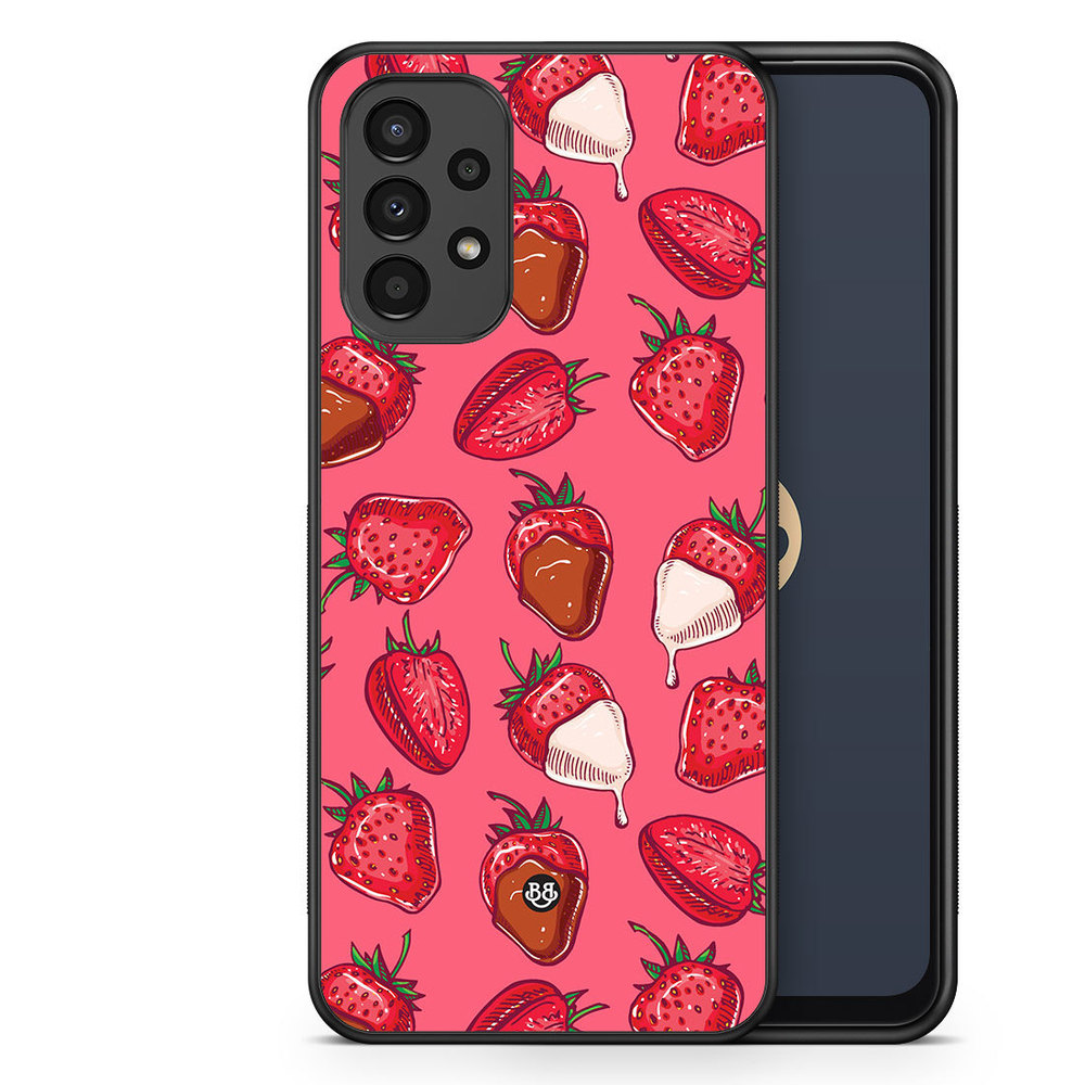 Samsung Galaxy A13 Case - Strawberry Chocolate