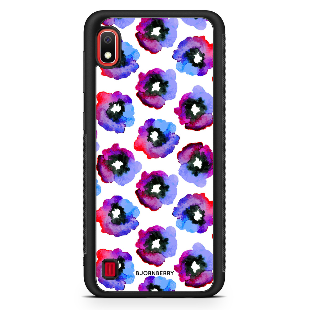 Samsung Galaxy A10 Case - Violet Flowers