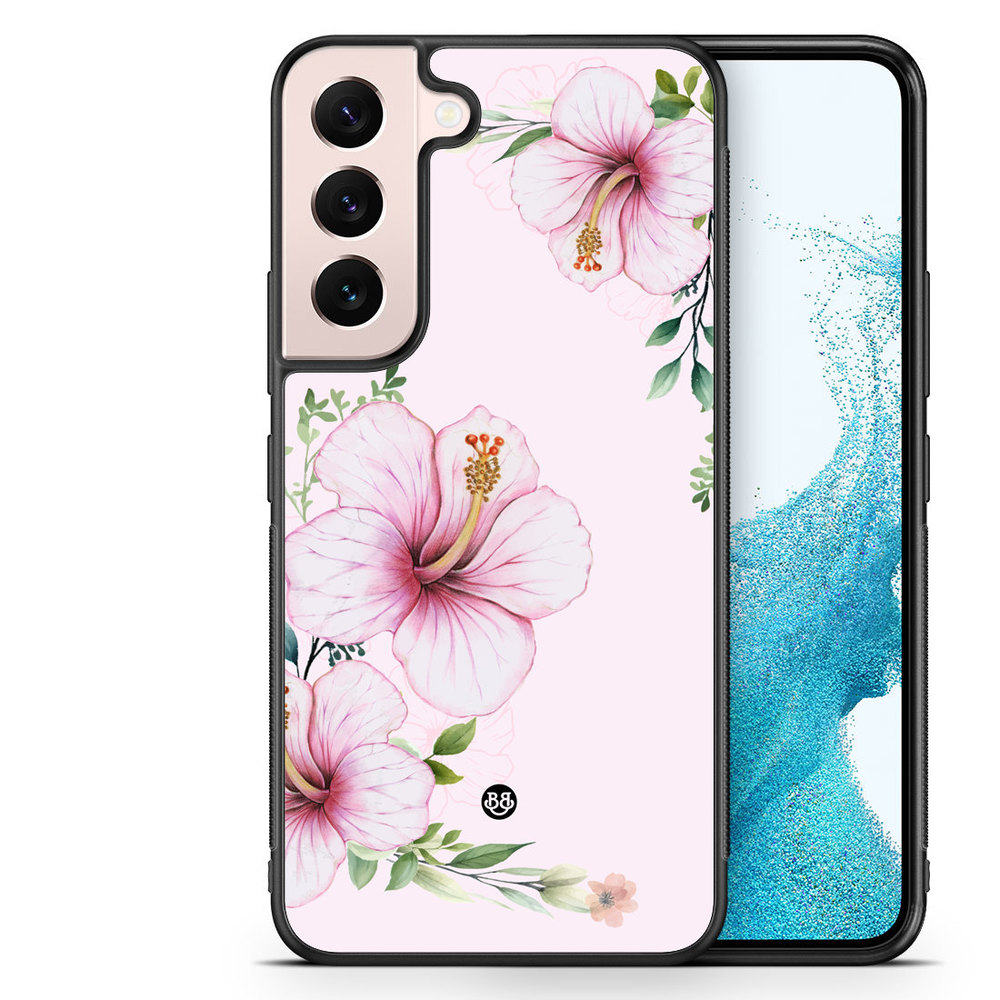 Samsung Galaxy S22 5G Case - WILD BLOOM - Soft Hibiscus