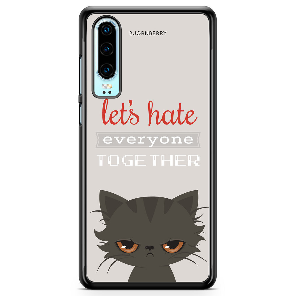 Huawei P30 Case - Angry Cat