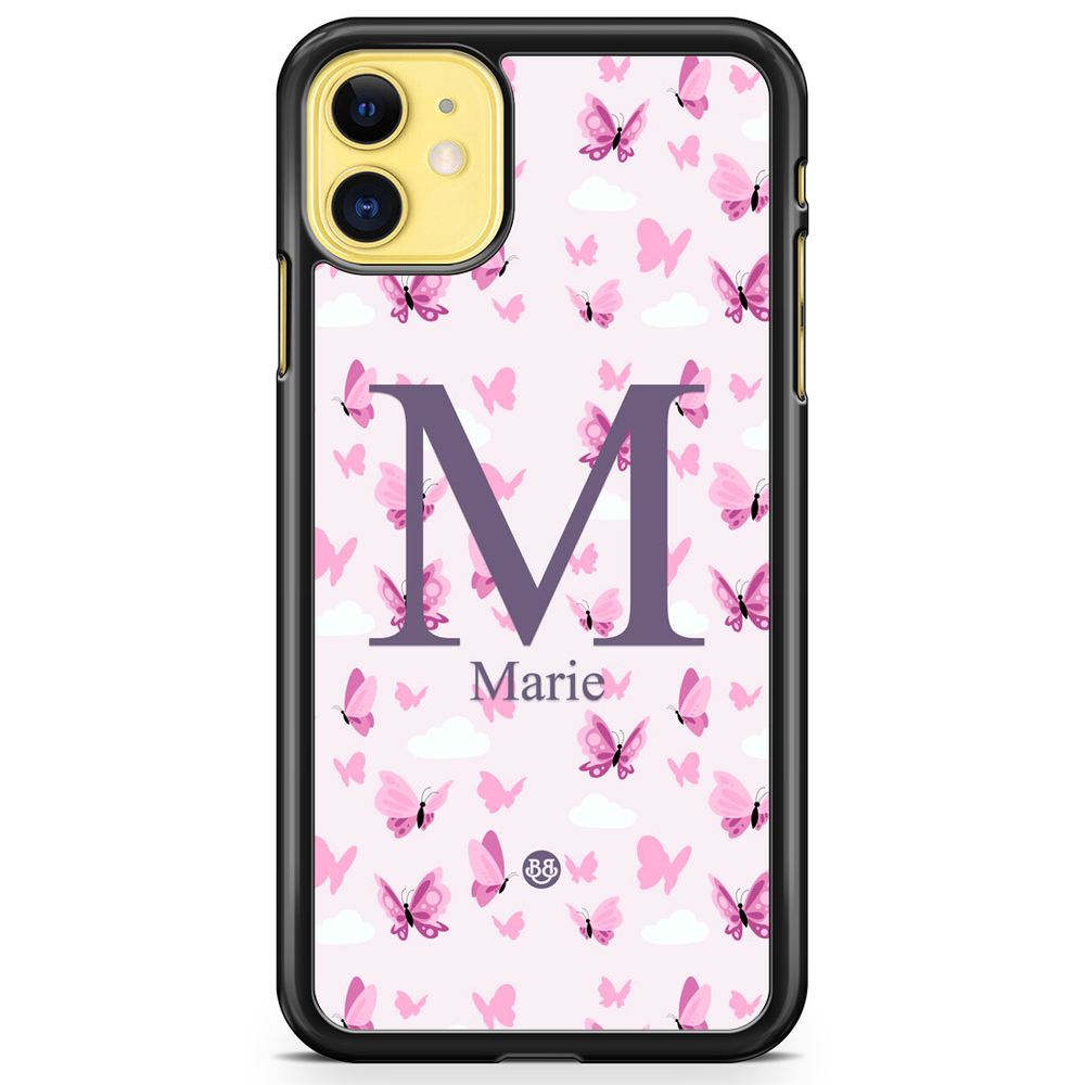 iPhone 11 Custom Case - AWAKEN - Butterfly Pink