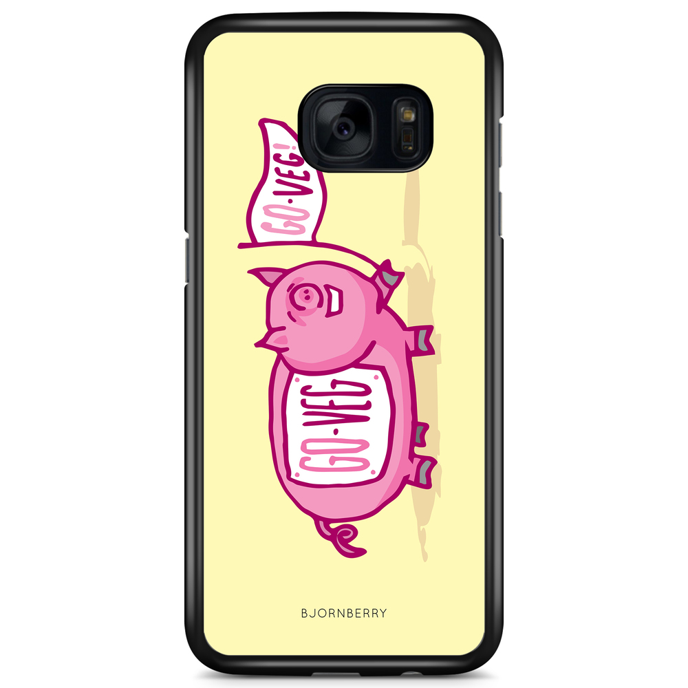 Samsung Galaxy S7 Edge Case - Pink Pig