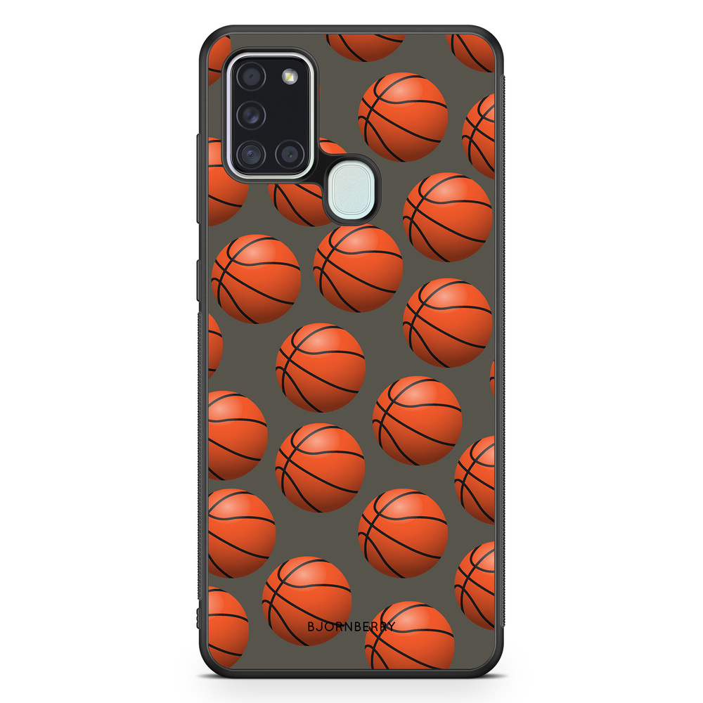 Samsung Galaxy A21s Case - Basketballs Pattern