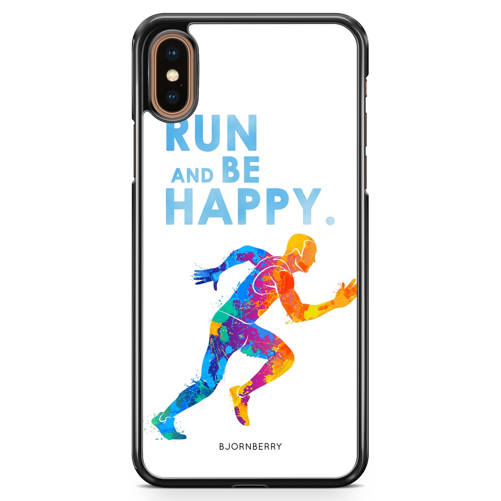 iPhone XS Max Case - Run and be happy