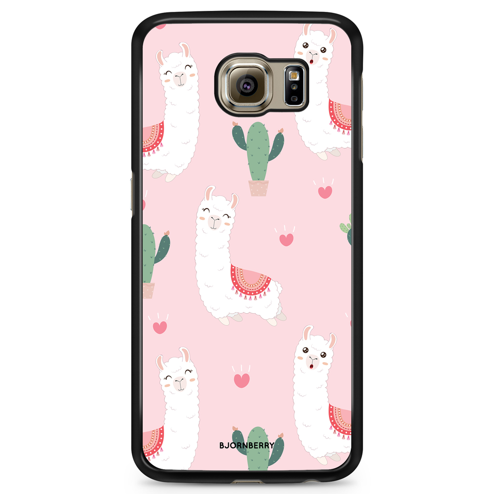 Samsung Galaxy S6 Edge Case - Llama Pattern