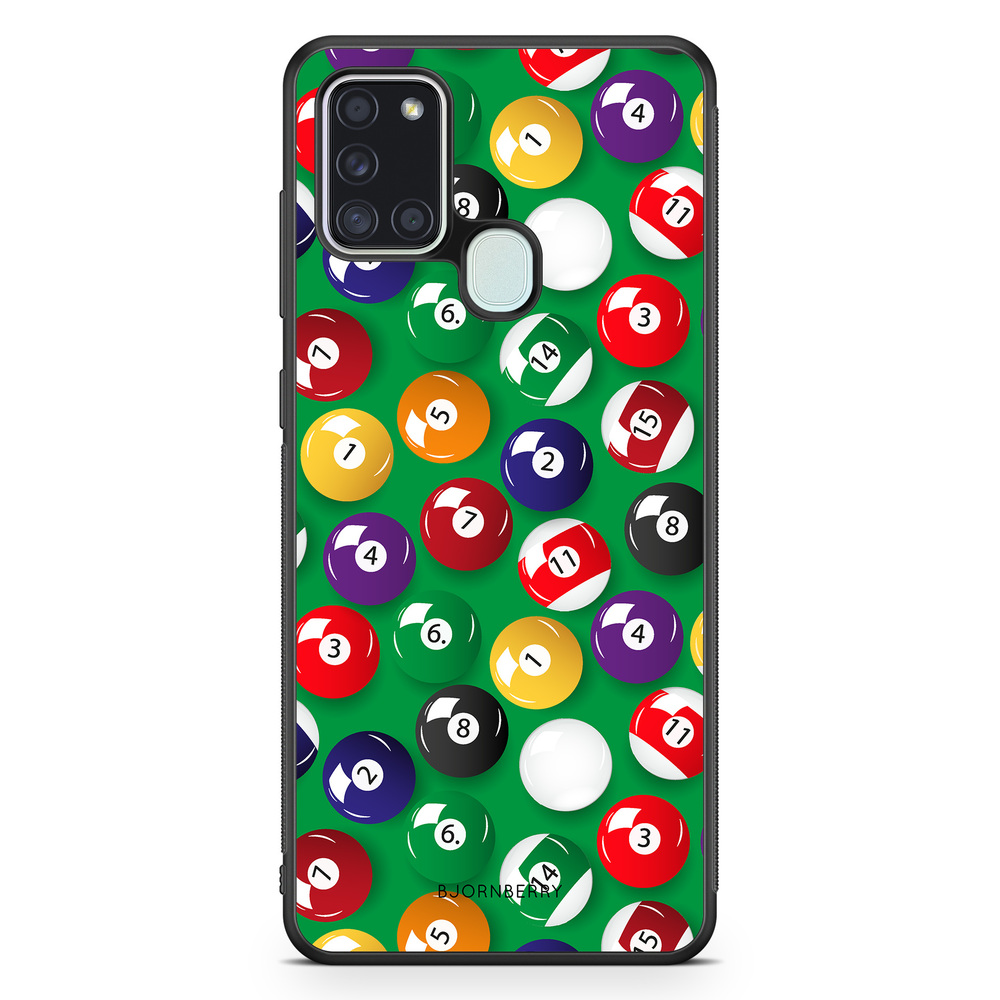 Samsung Galaxy A21s Case - Pool Balls