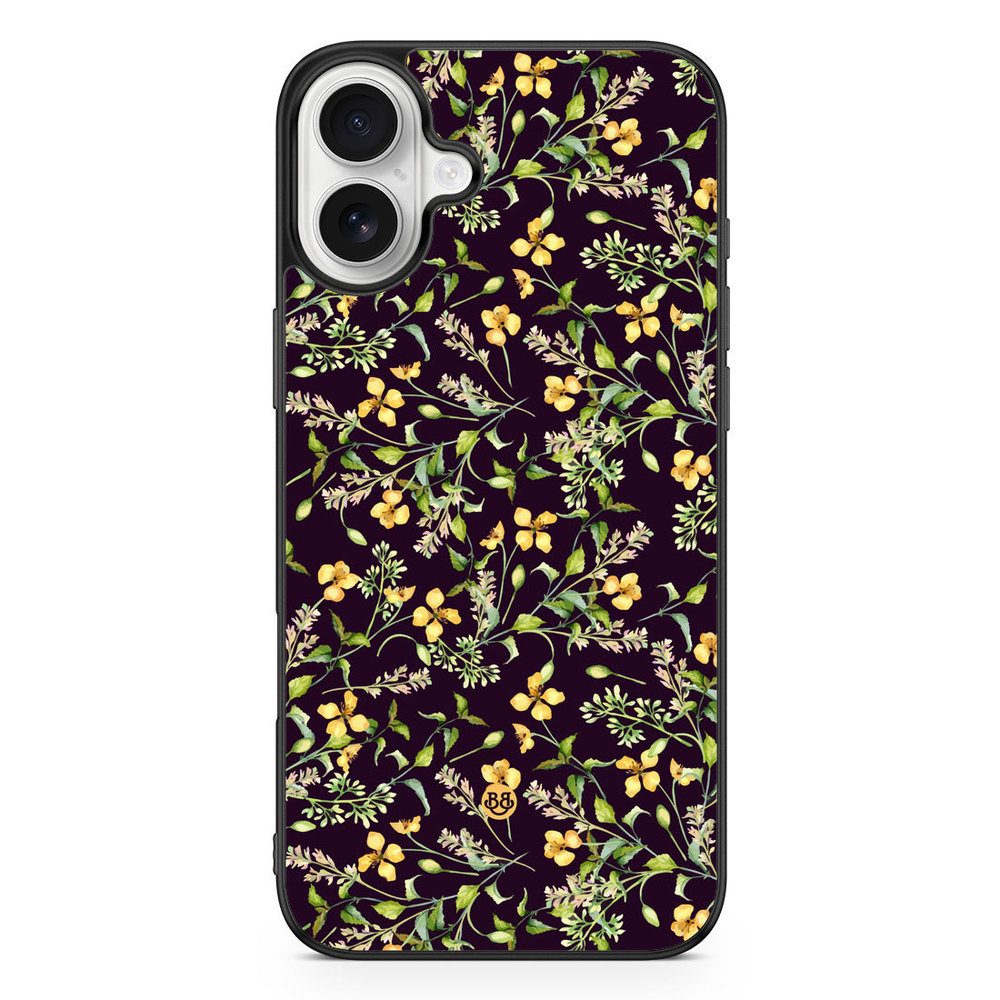 iPhone 16 Plus Case - Frosted Flora