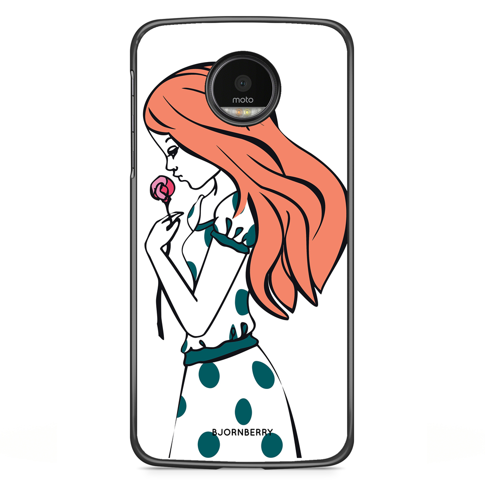 Motorola Moto G5S Plus Case - Girl Rose