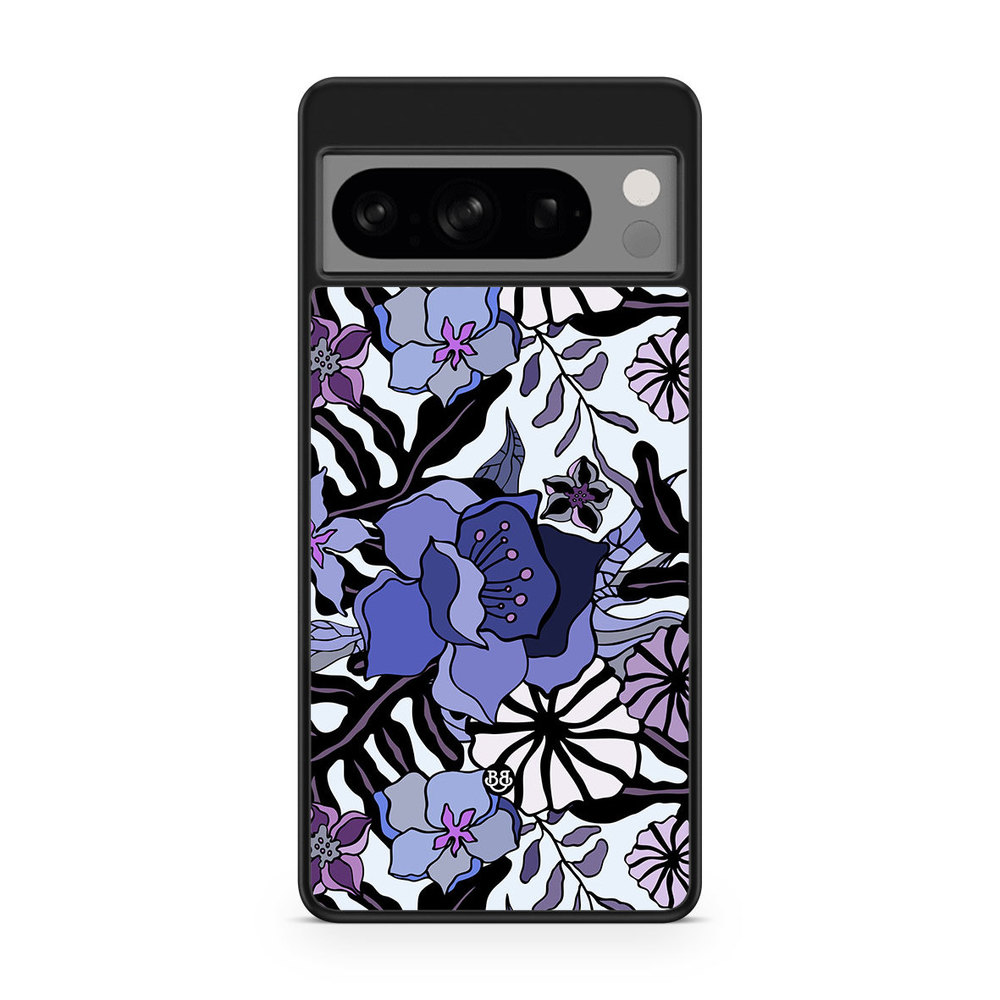 Google Pixel 8 Pro Case - Purple Flowers