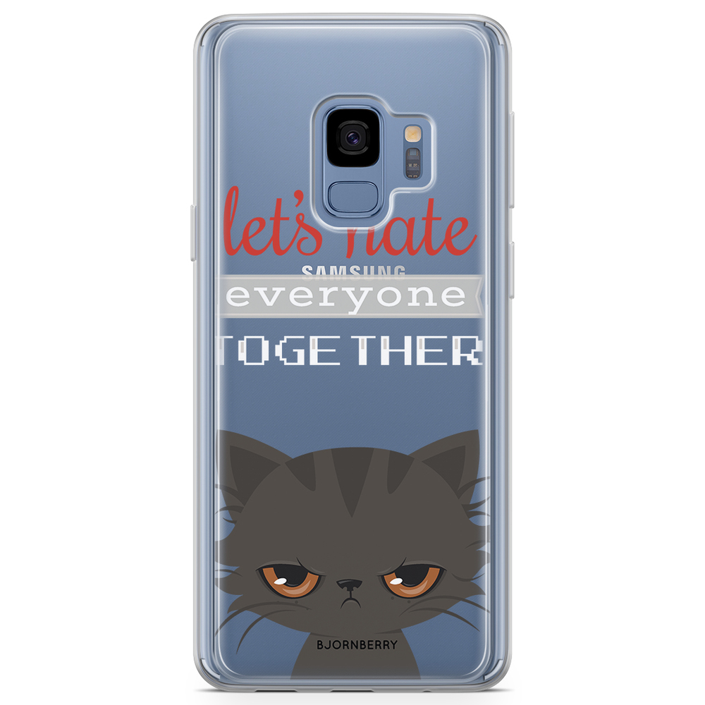 Samsung Galaxy S9 Fashion Case - Angry Cat